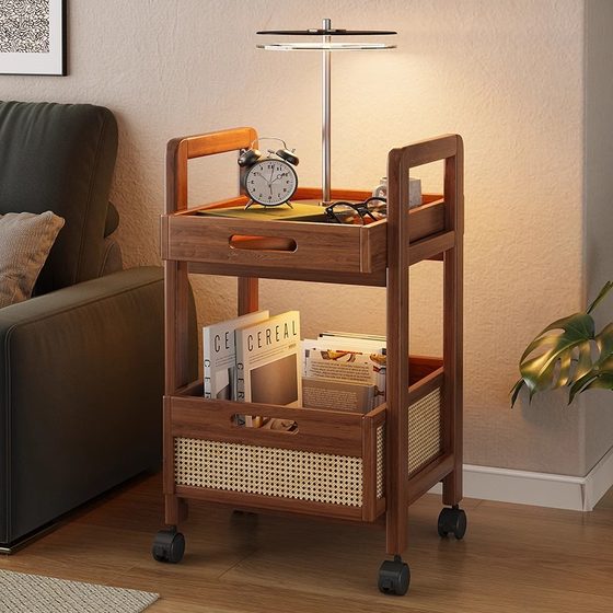 Movable coffee table, sofa side, living room mini small table, bedroom bedside storage rack, ancient snacks push cart
Movable coffee table, sofa side, living room mini small table, bedroom bedside storage rack, ancient snacks push cart