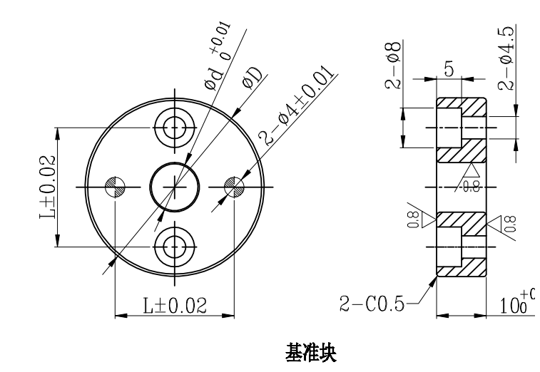 汽车检具标准件 检具配件 检具基准块 圆形基准块 现货供应