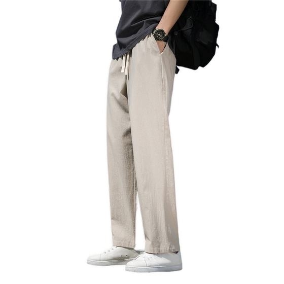 Retro linen pants men's summer trendy brand loose straight pants draped floor trousers cotton linen large size casual pants thin
Retro linen pants men's summer trendy brand loose straight pants draped floor trousers cotton linen large size casual pants thin