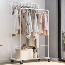 Length 80 width 51 height 160cm drying rack floor-to-ceiling folding indoor simple coat rack balcony hanger double pole type