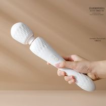 German large head massager handheld vibration waist cervical spine massage stick silicone shoulder neck shake electric multiple body