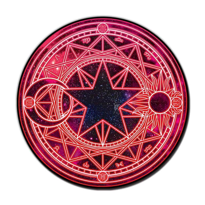 【新品】百变小樱魔法阵地毯魔卡少女樱 宿舍寝室拍照试衣间圆形|ruв категории домашний ткань, ковер - от Buy2taobao.com для оказания профессиональной услуги покупки агента Taobao