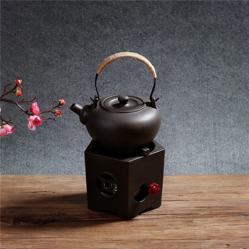 Violet arenaceous tea stove to cook kung fu tea ware Violet arenaceous curing pot side heating kettle tea stove adjustable alcohol lamp bottles