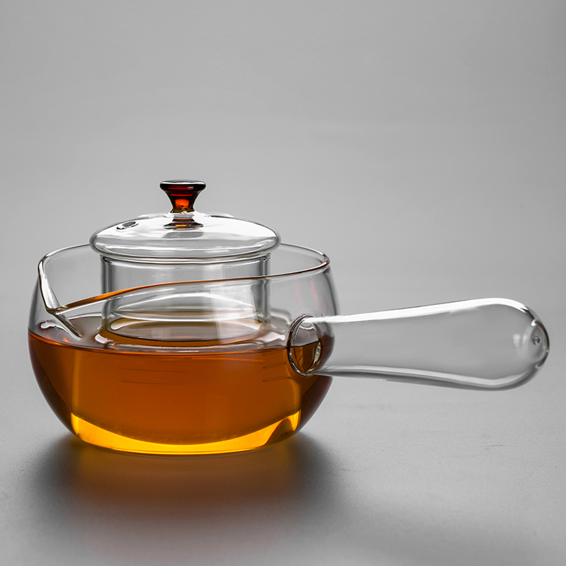 High temperature resistant filter glass teapot curing pot side take the teapot tea set the teapot boiled tea, the electric TaoLu dedicated