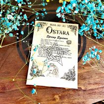 Rebirth Ostara parchment