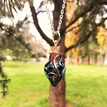 Onlyone bottle of time light Meirt pendant each unique and picture slightly different necklace