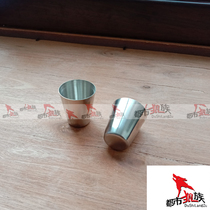 (Snow Wolf Lake) Stainless Steel Wine Cup Stainless Steel Wine Cup Small Wine Cup Stainless Steel Cup 30ml Water Cup