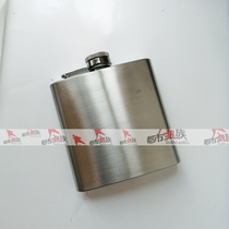 City wolf 6 oz stainless steel 304 hip flask laser welding hip flask portable men's hip flask to send small funnel