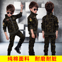 Childrens Army Training Wild Eagle Fatigues Suit for men and women Special Soldiers Outdoor Military Uniform Tactical Combat Field Clothes for Training