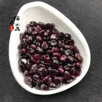 Natural wine red rose red garnet Crystal gravel rough stone bracelet degaussing purification fish tank Buddhist potted feng Shui stone