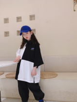 Youmizuo Korean childrens clothing boys and girls polo shirt spring and summer 2021 new middle and large childrens childrens fashion T-shirt tide