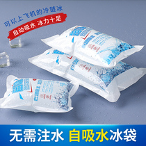 Ice bag express special freezing repeatedly use refrigerated bag insulation bag cold compress commercial transportation multi-purpose ice self-priming
