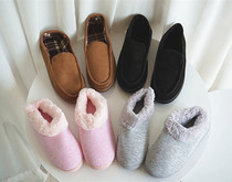 Price-performance ratio Big code for men and women Home Home Warm Cotton Shoes Slippers Non-slip Plus Suede Light Autumn Winter Cotton Tug