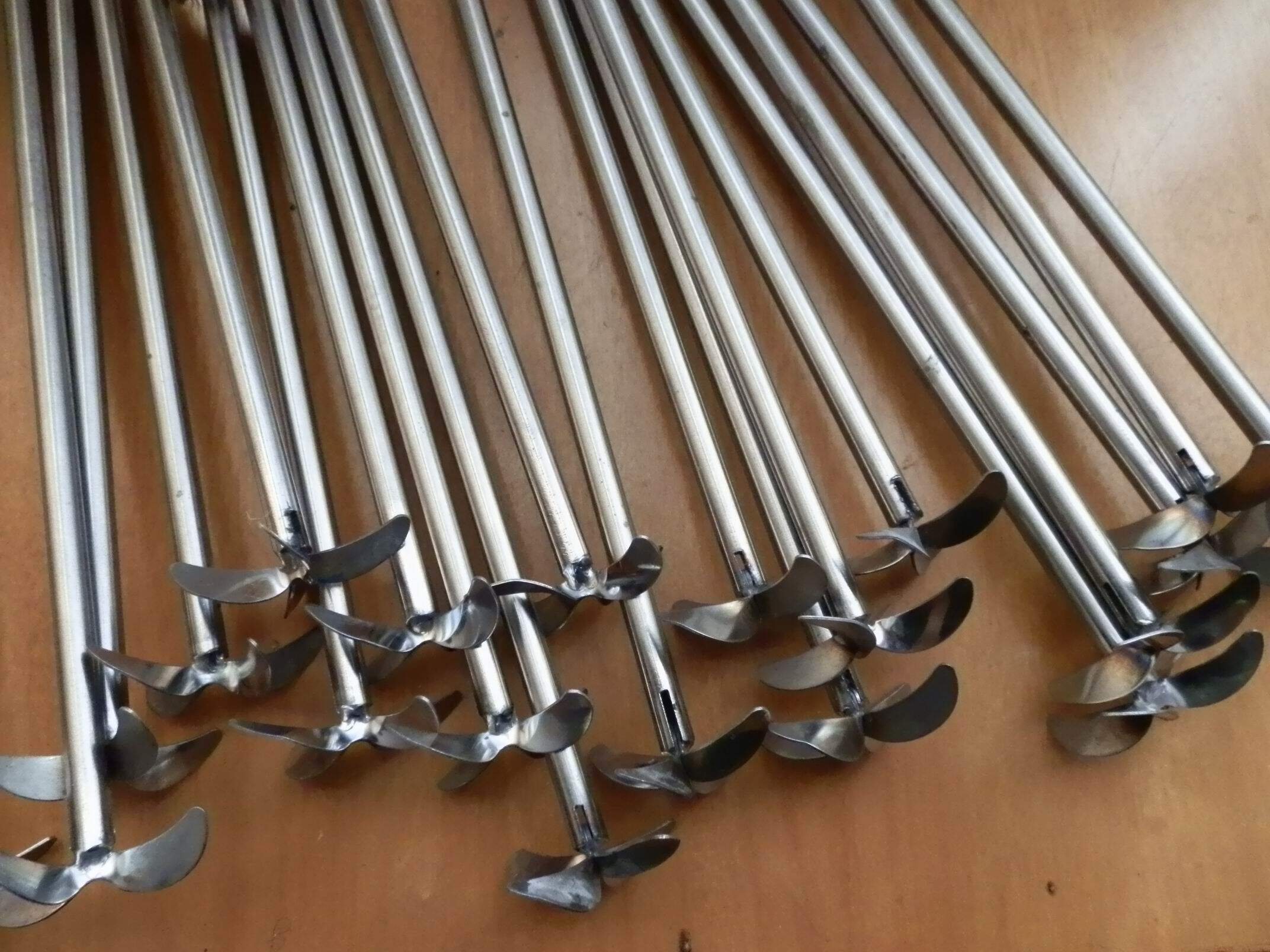 实验室耗材 电动搅拌器 jj1型不锈钢搅拌棒 螺旋式搅拌桨304