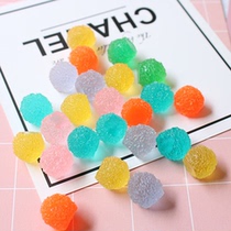 Simulation resin cream Sugar Sugar Sugar rock sugar ball pill diy homemade hand-filled cream gel phone case