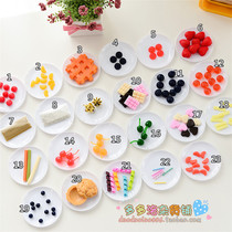 Food and play accessories super light clay resin clay cream soil diy accessories strawberry orange Duolo grocery store
