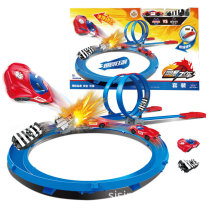 Thought to be sising bursting Warriors Spirits Flying Car Childrens Railcar Suit Puzzle Boy Toy Double Race Car