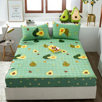 Cartoon Clip Cotton Bed Gasawara Cotton Thickened Single Bed Cover 1 2m Anti-slip fixed bed sign All cotton Gcotton One-meter-8