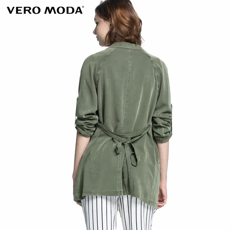 7折Vero Moda宽松系带两穿袖西装外套|315208014