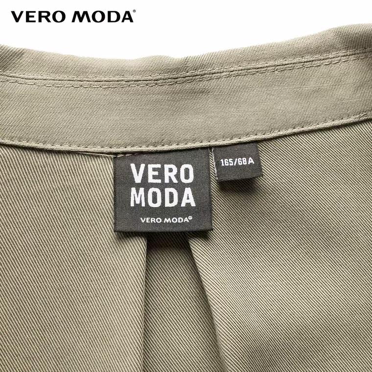 满2件送手表VeroModa中性西装领双排扣蝙蝠九分连体裤|315344004