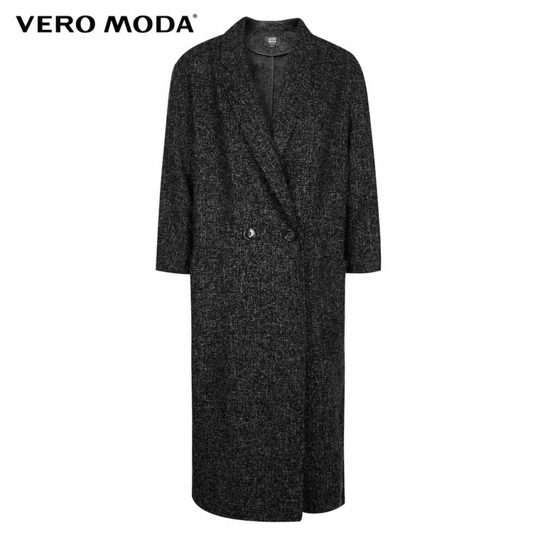 Vero Moda合体版型欧美风简约设计中长款休闲外套|315408006