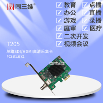 Same 3D T205 is a single-channel SDI HDMI HD acquisition card