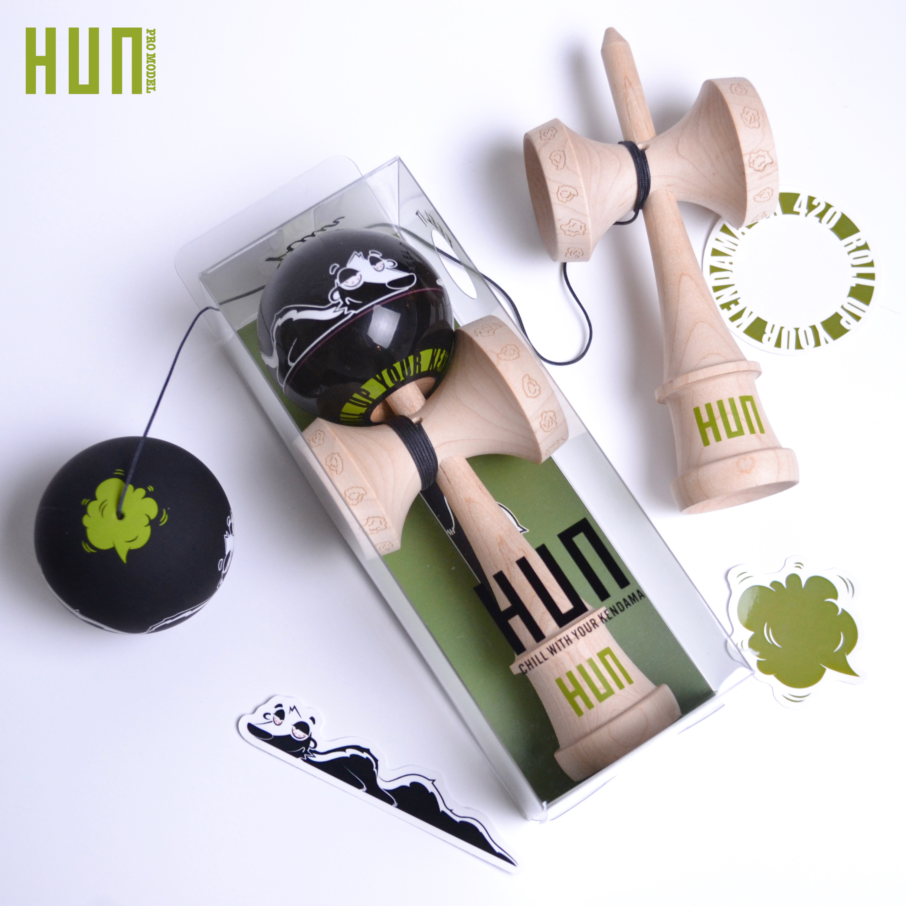 (Smelly) 420HUN Soul sword jade Kendama maple wood PRO High-end Sword Ball Japan Competitive Professional Competition Lacquer