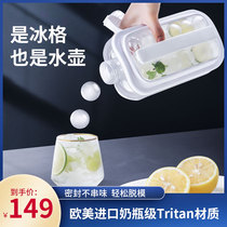 Ice ball pot two-in-one cold kettle household ice ice cube ice box mold Net Red Ice hockey artifact