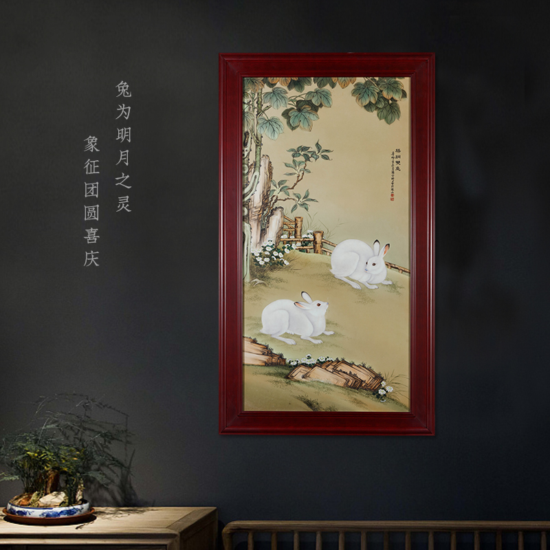 Jia lage porcelain plate painter jingdezhen hand - made archaize to hang in the living room sofa setting wall porcelain plate painting ceramics