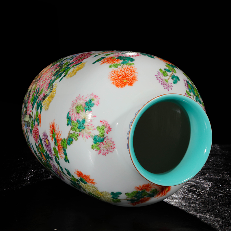 Yang Shiqi by palace ceramics quail the lantern type and name