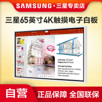 Samsung Flip65 inch electronic whiteboard Touch teaching all-in-one machine WM65R computer training video conference room Kindergarten multimedia video player drawing design display touch screen