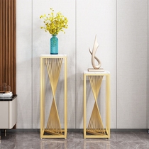 Flower shelf light extravagant high-end net red-style living room atmosphere modern minimalist TV cabinet edge Nordic light luxury indoor home