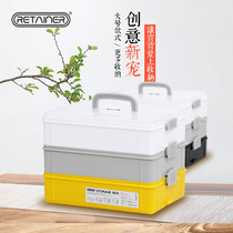 LEGO storage box lego classification box with toys Building blocks Small particles parts grid transparent storage finishing box