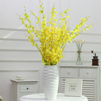 Nordic dancing orchid simulation flower fake flower living room interior decoration Plastic floral dining table decoration dried flower bouquet decoration