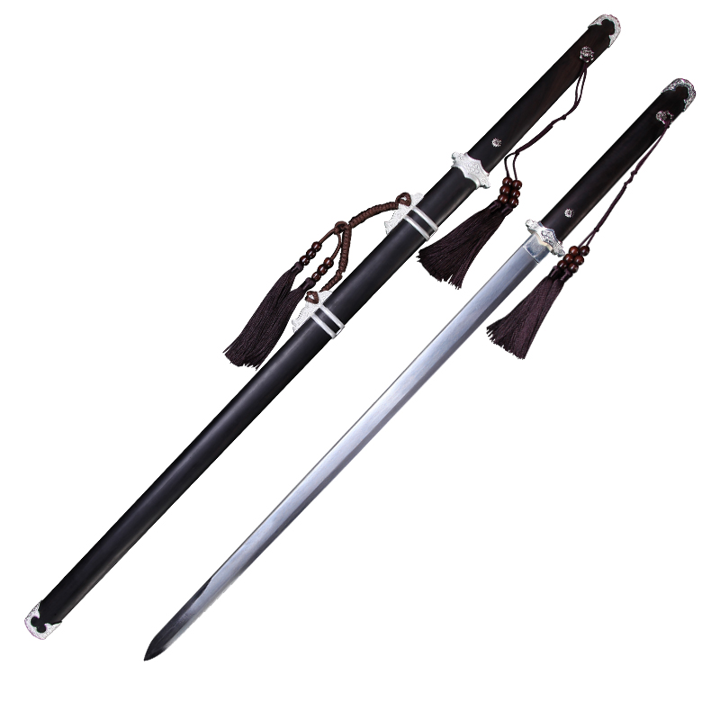 longquan guile integrated steel sword tang dao long TangJian Town curtilage sword pattern steel han jian sword is not edged usually