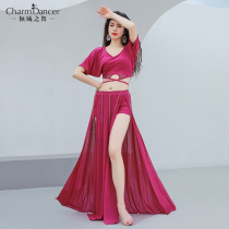 The Dance Belly Dance Belly Dance Style Work Suit Design Sensation Hot Drill Flow Su Oriental Dance Practice Group Dress New 358-1