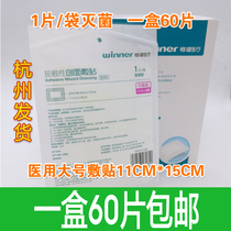 Steady medical contact wound application gauze breathable wound patch 11cm * 15cm box 60 pieces