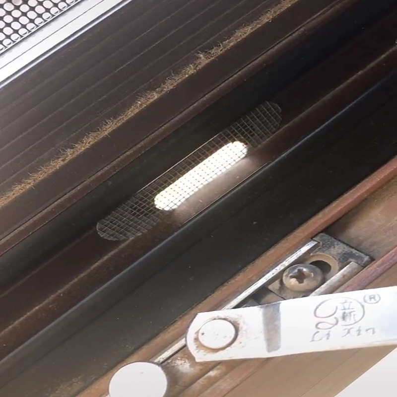 纱窗排水孔贴 补洞贴 利达门窗流水口网贴 新品流水孔防蚊贴