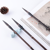 Book Liang Danzhong Small Xiong Hao Changfeng brush hard seal grass calligraphy hook line landscape landscape Chinese painting long front set pure bamboo jingle pen pen four treasures