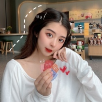 Net red upside down hairpin metal seamless hairclip Korea simple hair comb bangs edge clip comb wave girl headgear