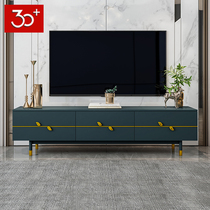 Nordic luxury TV cabinet coffee table combination modern simple small apartment living room TV cabinet locker floor cabinet