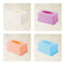 Customized advertising color printing logo plastic tissue box large thickened high drop-proof paper restaurant opening activities