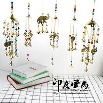 Indian fashion India imported Bell wind chimes home decorations painted pendants crafts