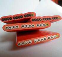 Crane cable 12 × 10 mm2 (square) 12 core flat cable plating Crane dedicated Orange flat cable