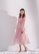 Lier Gaoding LRKS Cherry Blossom 100mm silk Georgette 300000 needles High-density embroidery series TZK048