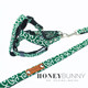 honeybunny Tang grass pattern Shiba Inu's chest and back traction rope pet collar I-shaped retractable Japanese dog walking rope honeybunny Tang grass pattern Shiba Inu's chest and back traction rope pet collar I-shaped retractable Japanese dog walking rope