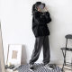 pinksavior plus thick cashmere sweater winter black and gray track suit version 2.0 pinksavior plus thick cashmere sweater winter black and gray track suit version 2.0