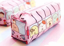 Japan Genuine Easy Bear Corner Bio Student Pen Bag Large Capacity Cartoon Cute Girl Little Fresh Stationery