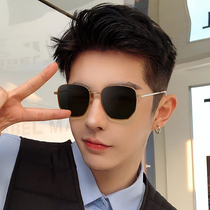 Sunglasses male tidal web red round face large face polarized sunglasses men driving special anti-ultraviolet 2022 new