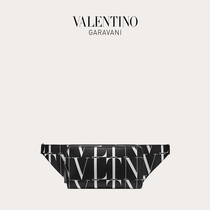 VALENTINO VALENTINO GARAVANI Men Black VLTN TIMES Leather running bag
